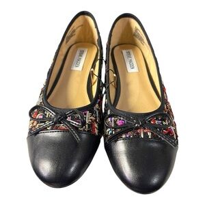 Steve Madden Glossie Tweed Ballet Flats - Size 8.5